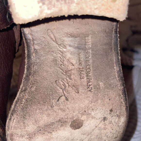 Fyre Womens Boots Size 9 Brown Phillip Harness Studded Ankle Leather Casual - Picture 12 of 15